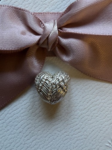 Pandora silver heart - heart, charm