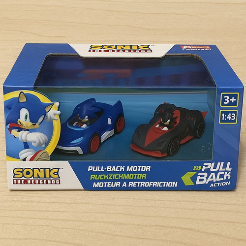 Sonic the hedgehog - hedgehog, pull-back