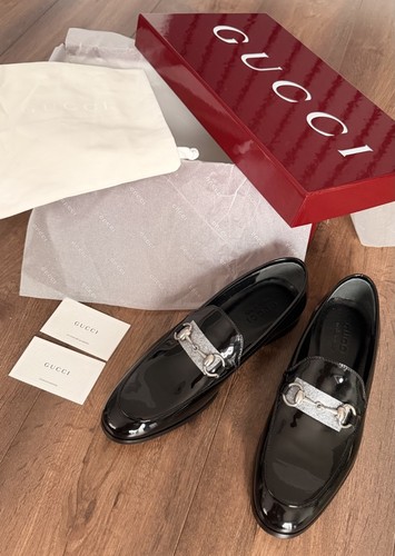 Gucci black patent leather - patent,
