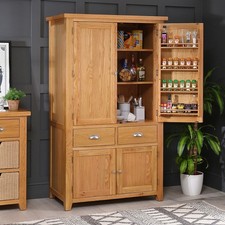 Pantry cupboard cheshire oak - pantry,