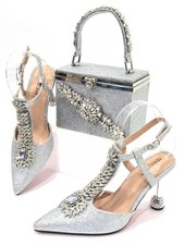 Italian Shoe and Bag Set New