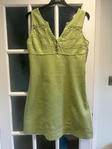 Next lime green linen shift - lime,