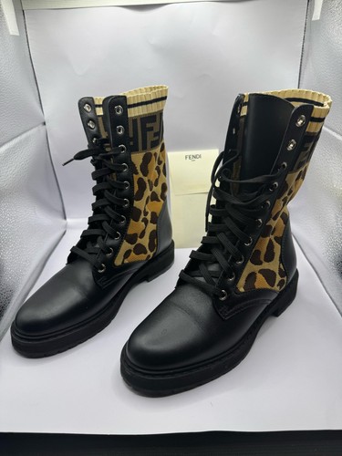Genuine fendi midi boots size - boots,