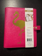Creative Year 6 Ring Planner by Recollections Hot Pink Gold Flamingo - D3075