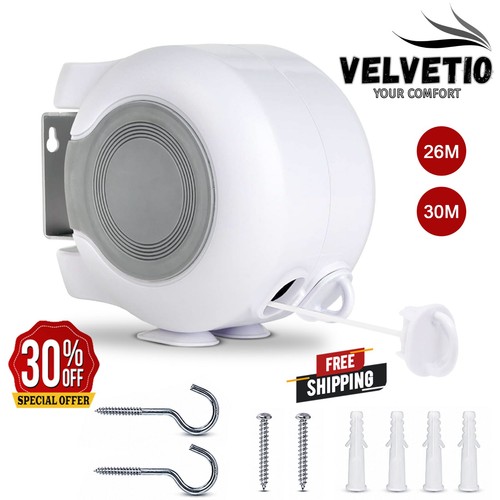 Retractable washing line - washing, wall