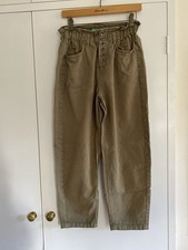 Benetton Barrel Jeans Khaki Size 27