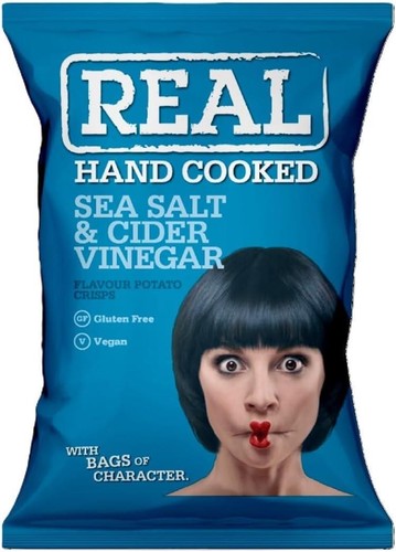 Real crisps sea - salt, cider