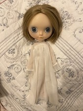 Blythe Doll Custom OOAK Glass Eyes Cute Gothic Geeky Girl