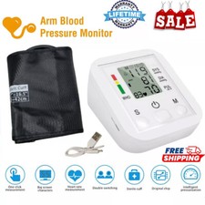 2025 Digital Automatic Blood Pressure Monitor Upper Arm with Cuff Heart Rate UK