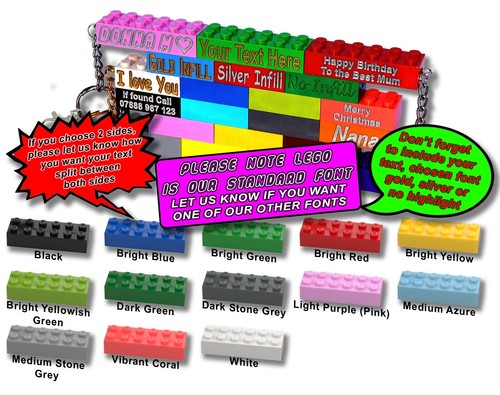 Personalised 2x6 lego - 2x6,