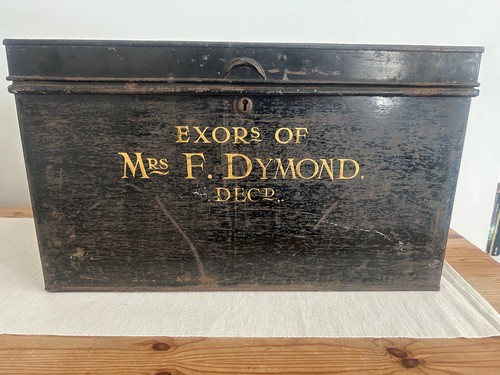 Metal antique deed - ,
