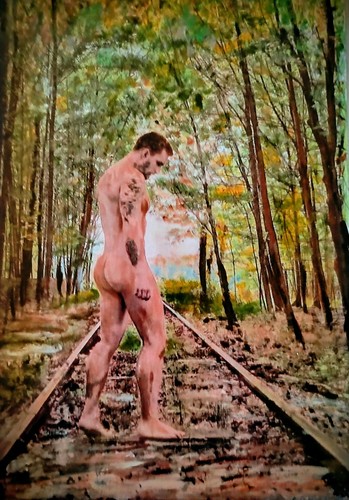 Naked guy wood original - naked,