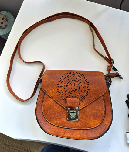 Cotton traders brown faux - cotton,