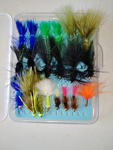 Fly fishing job lot trout - job,