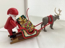 (A354) Playmobil – Christmas -  Santa, Sleigh and reindeer - Used