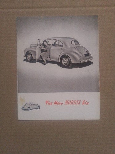 Morris six car - morris, brochure
