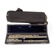  Trevor James, TJ, Student Flute Beginner Silver Plated with Case Preloved 