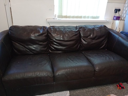 Seater leather sofas - x, 2