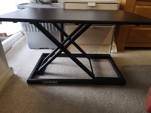Duronic sit stand desk