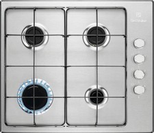 Electrolux KGS6404SX Gas Hob 60cm 4 Burner in Stainless Steel