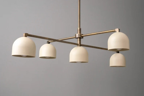 Swing arm chandelier light - swing,