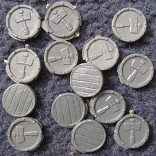 C Dwarf Hammer Icon Plastic Shields Citadel Hammerer Warhammer Army Buckler GW