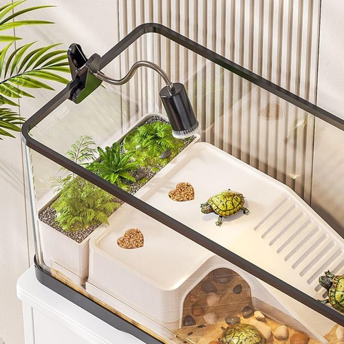 Turtle tank with - with, lid