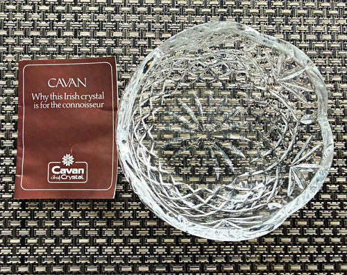 Irish cavan clear cut crystal - irish,