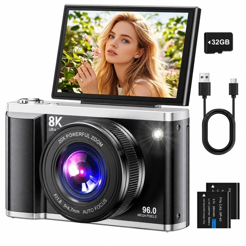 Digital camera 96mp with - 96mp,