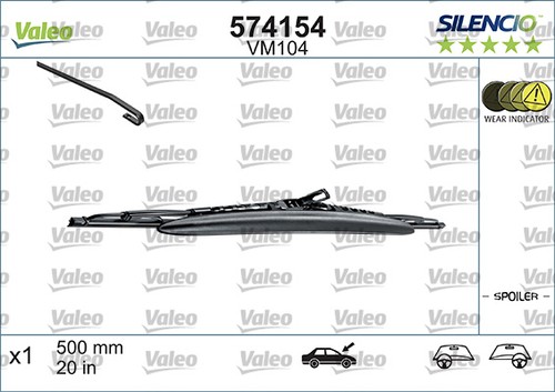 Valeo 574154 wiper - valeo-oe,