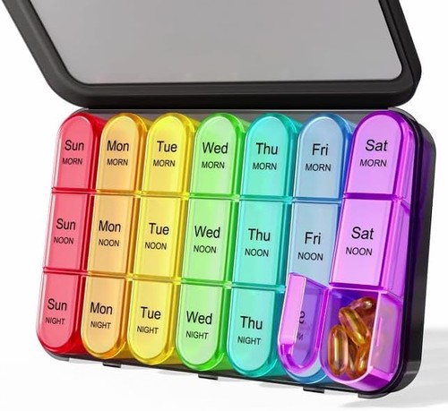 Times day pill box 7 - 3, a