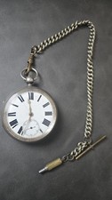 Antique Sterling Silver Pocket Watch Hallmarked Chester 1890s