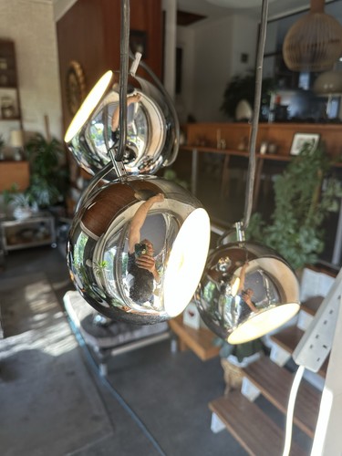 Vintage 1970s chrome eyeball - vintage,