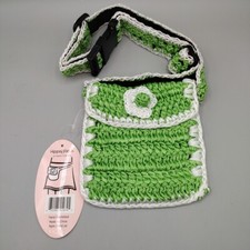 Hippy Company Crochet White/Lime Green Colored Hippsy Sac Jr. Modern day
