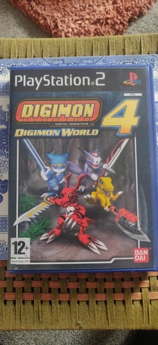 Digimon world ps2 inlay - world,