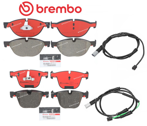 Front rear brake pad oes - front, &