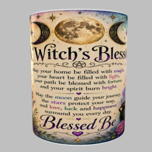 Witch blessing mug 11oz - blessing, –