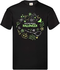 Halloween Graphic T Shirt | Fun and Spooky Witch Hat Costume Top
