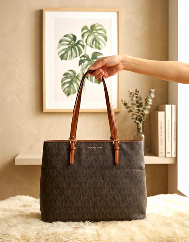 Michael kors brown - logo, canvas