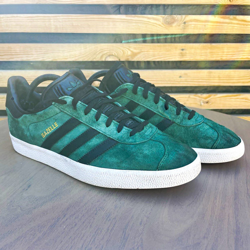 Adidas gazelle green - adidas, green/black