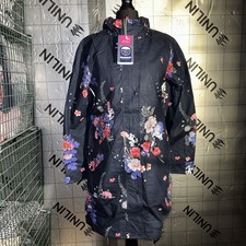 Joules Size 12 Raine Long Raincoat Lot 3b Rrp £139