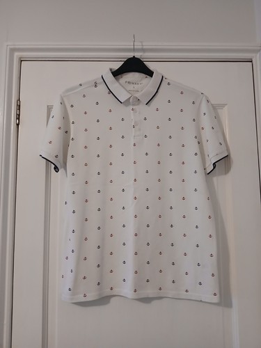 Men white polo shirt - men's,