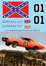 Decals for general lee - 1/18,