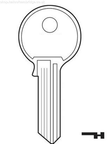 Chubb padlock key blanks - key, abus