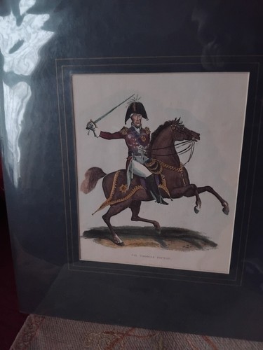 Antique etching sir thomas - etching,