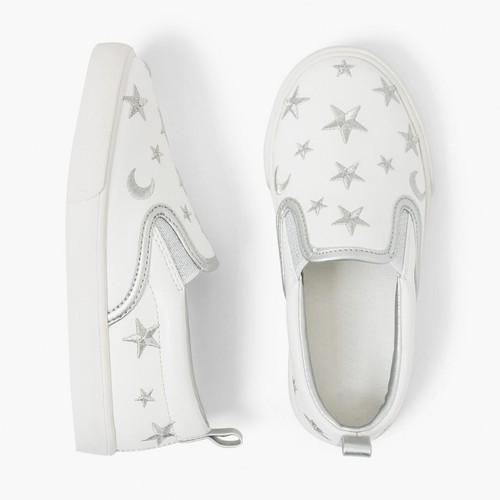 Girls white sneakers slip - girls,