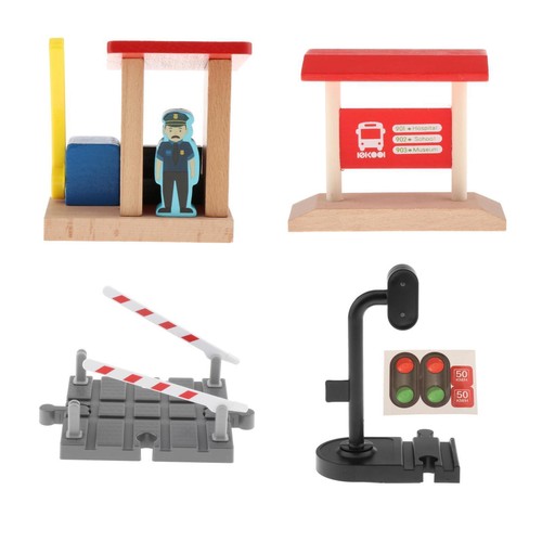 Wood set engine toy train - set,