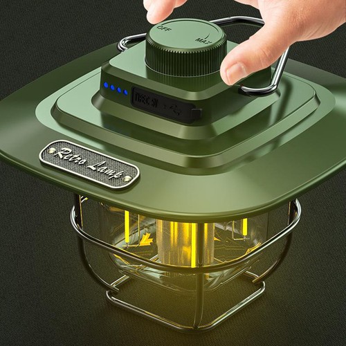 Retro outdoor camping lantern - outdoor,