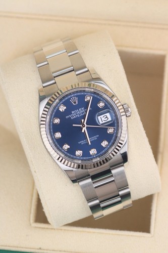 Rolex datejust 126234 blue - datejust, 36