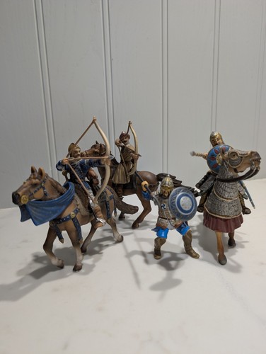 Papo warriors with horses - warriors,
